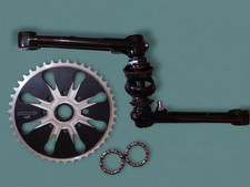 Voxom Forged Chromoly Kurbel 3-teilig mit Kettenblatt Oldschool Bmx