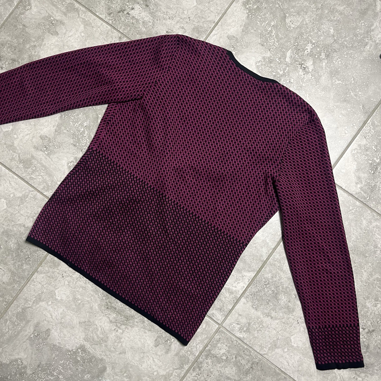 Pendleton Cotton Knit Button Cardigan Sweater Pin… - image 12