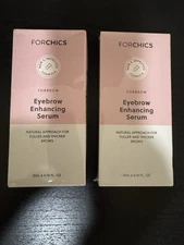 2x FORCHICS Forbrow Eyebrow Growth Enhancing Serum Cruelty Free—3ml (0.10 fl oz)