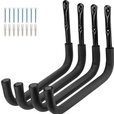 Wandmontierte Garagenspeicherhaken großes Set für Kajak Surfbrett Leiter Rega...
