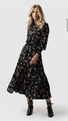 Saint + Sofia Kleid ''Olivia'' Gr. M, Farbe ''Kashmir Paisley'' Midikleid