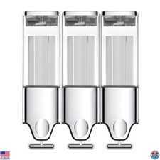 3-in-1 Wall Mounted Shower Dispenser for Soap, Shampoo  Conditioner