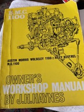 BMC, AUSTIN MORRIS WOLSELEY RILEY KESTREL. MG. 1100  FACTORY WORKSHOP MANUEL