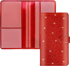 Car Registration and Insurance Card Holder - Leather Vehicle Glove Box
