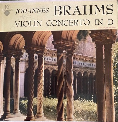 Johannes Brahms, Ricardo Odnoposoff, Carl Bamberger, Violin Concerto In D Major,
