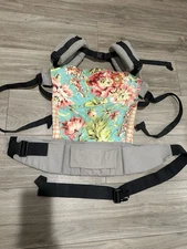Tula Ergonomic Baby Carrier Bliss Bouquet color Toddler Sz 10-60 Lbs Heavy Duty