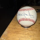 Mickey McDermott Autographed Baseball With JSA Sticker Only