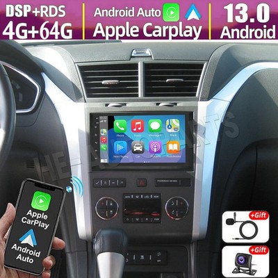 4+64GB Android 13 For Chevrolet Traverse 2009-2014 CarPlay Car Radio Stereo GPS