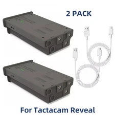 2 Pack Battery EM6 For Tactacam Reveal Hunting Camera Reveal X, XB, X Gen 2.0 US