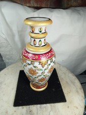 6 1/4 Inches Marble Made Hand Painted Meenaka...