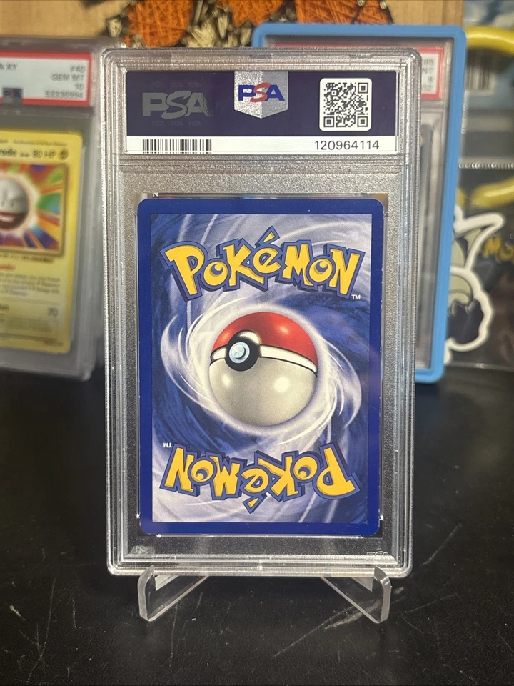 Dragonair Rainbow Ink Smear Misprint Error - PSA 7 18/102 Base Set Shadowless - Image 3 of 3