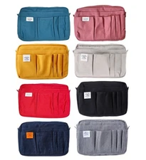 Delfonics Inner Carrying Case Medium Size 14 Pockets Utility Pouch Cosmetic Bag