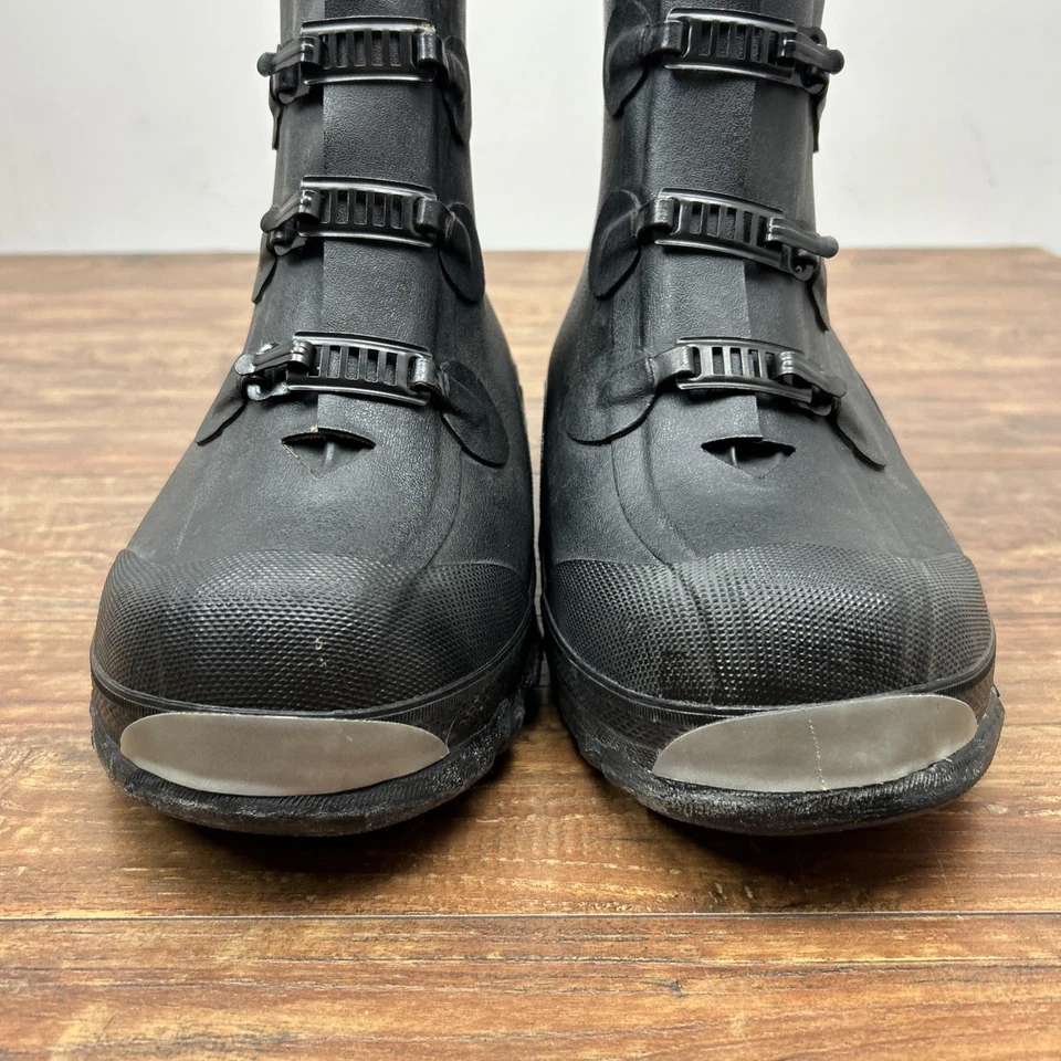 Botas de Goma Thorogood Sobrebotas Sobrezapatos Antideslizantes Ropa de Trabajo EE. UU. 10 Hebilla Foto 2 de 4