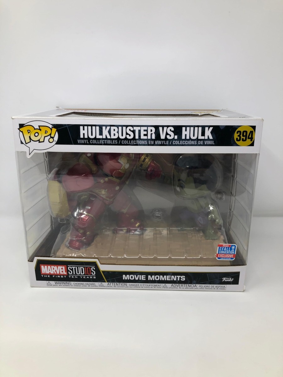 Funko Pop! Marvel: Hulkbuster vs. Hulk Movie Moments Figures