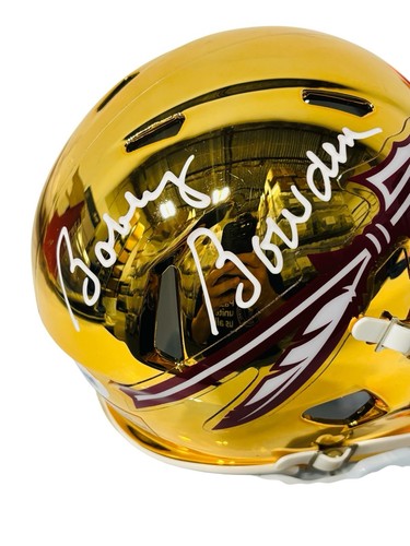 Coach Bobby Bowden Signed Florida State Seminoles Chrome Mini Helmet PSA/DNA - Picture 2 of 5