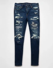 Ameican Eagle AirFlex Patched Skinny Jean
