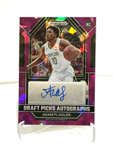RC Auto #'d /99! Adam Flagler 2023 Prizm Draft Picks Purple Ice Auto #'d 78/99