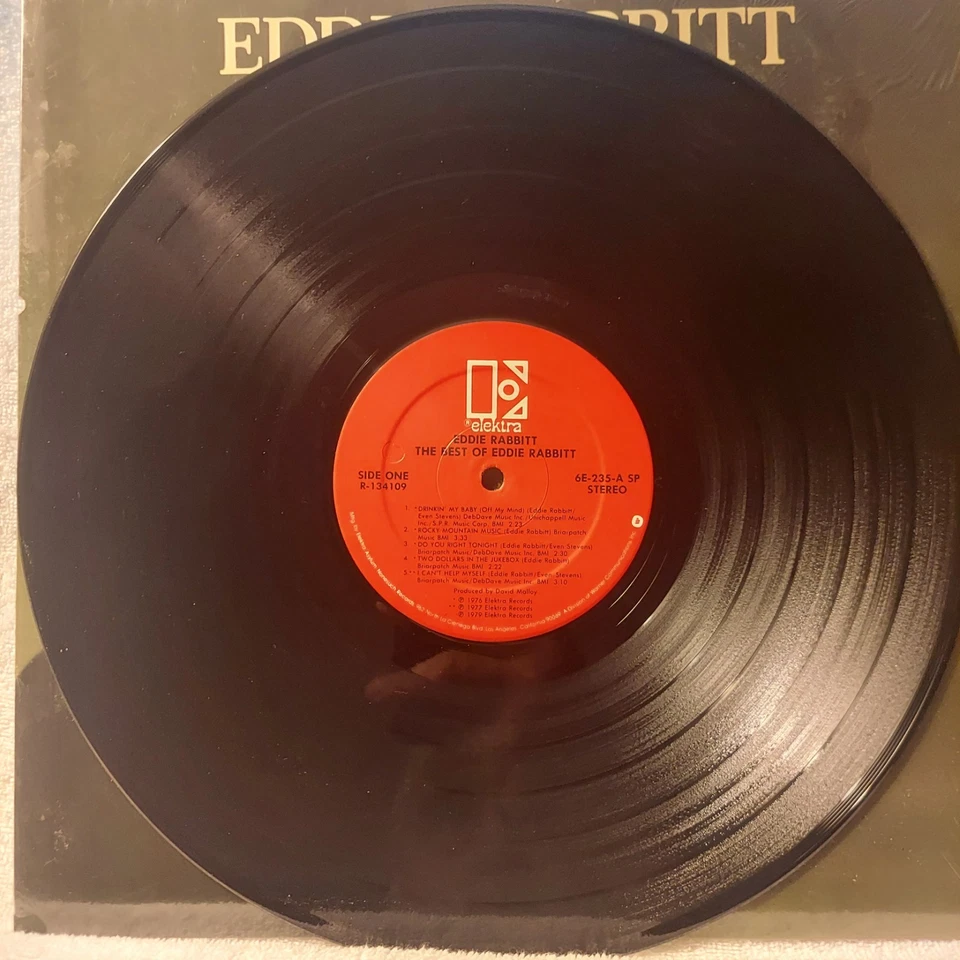 Eddie Rabbitt/The Best Of Eddie Rabbitt/1979/Vinyl, LP, Compilation/Free Ship/EX Foto 4 de 4