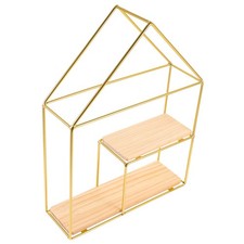  Shelves Wall Mounted Storage Shelf Shelving Frame Decorative Ledge Items