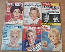 JAMES DEAN Lot of 6 Hollywood Movie Magazines 1950s AVA GARDNER Marlon Brando