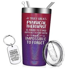 Physical Therapist Gifts for Women - Gift for Physical Glitter Dark Rainbow