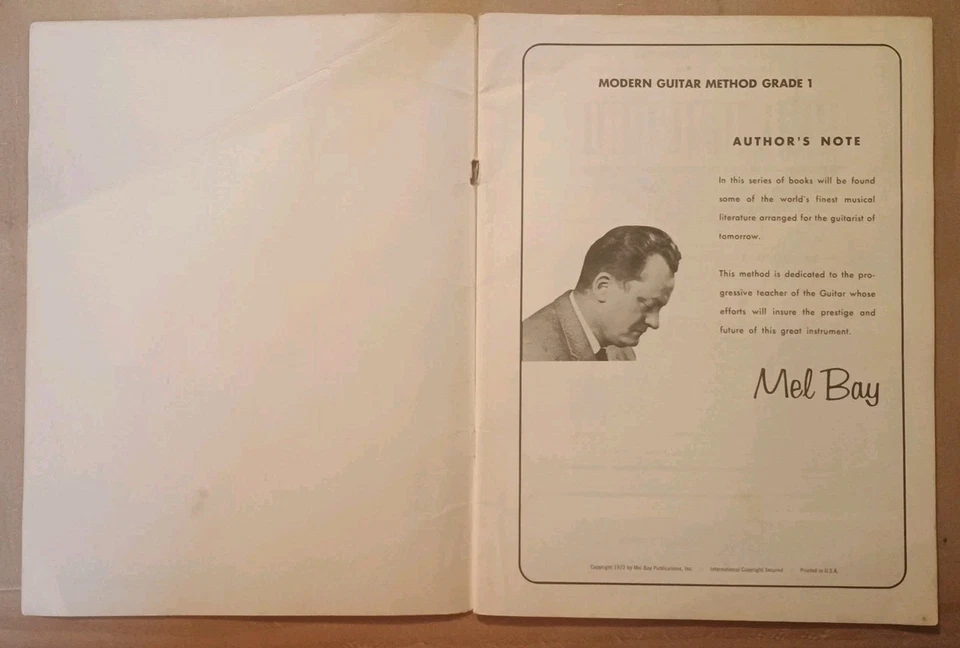 1972 年全新 Mel Bay 现代吉他方法杂志 — 第 4/4 张图片