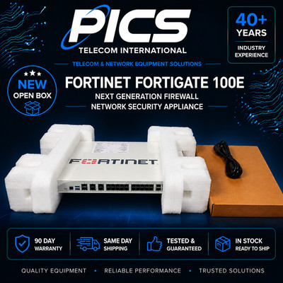 Fortinet FortiGate 100E FG-100E Network Security Firewall