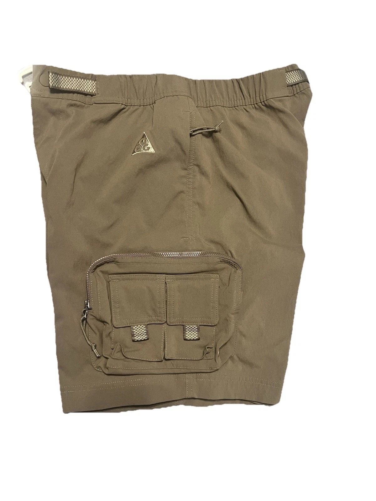 Nike ACG Cargo Shorts Small Brown Utility Hiking Tactical Gorpcore 7” Inseam