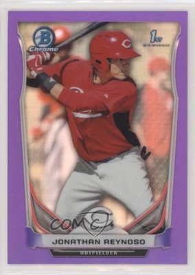 2014 Bowman Chrome Prospects Purple Refractor 5/150 Jonathan Reynoso #BCP37 o0v