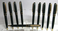 LOT OF` 25 TERZETTI GREEN EXPERT BB BALLPOINT- USES PARKER REFILL-GREAT PRICE