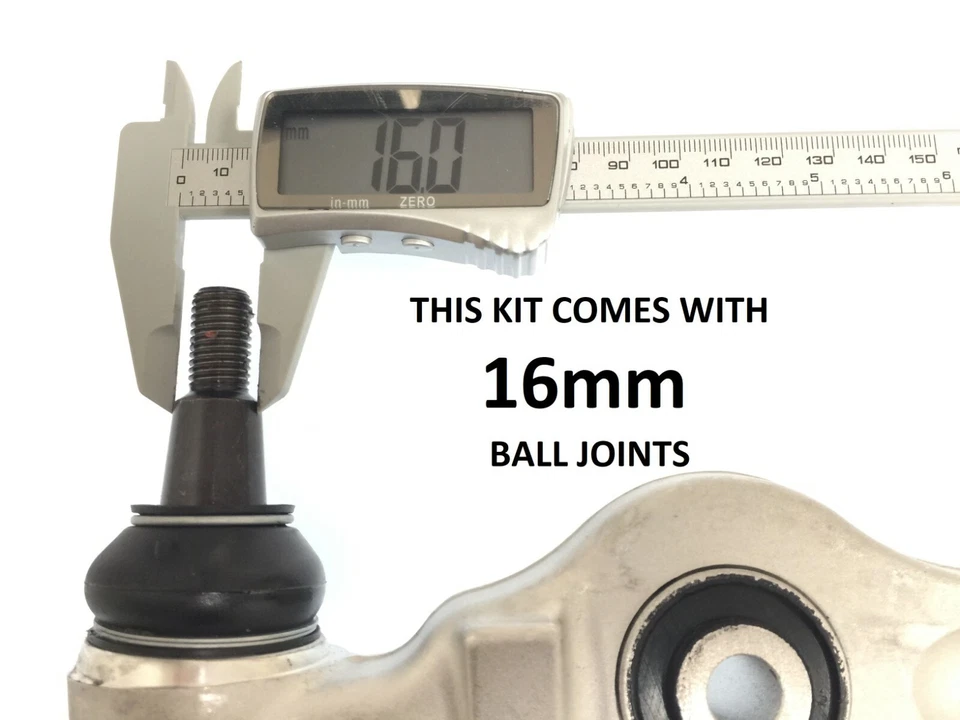 Front Suspension Full Track Control Arm Kit Ball Joints For Audi A4 00-09 + Exeo - Image 2 of 4