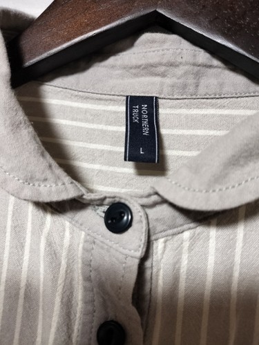 NORTHERN TRUCK Striped Shirt (Size L) japanese brand women - Picture 10 of 12