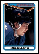 1990-91 O-PEE-CHEE Hockey Trading Card #22 - PAUL GILLIS, Quebec Nordiques