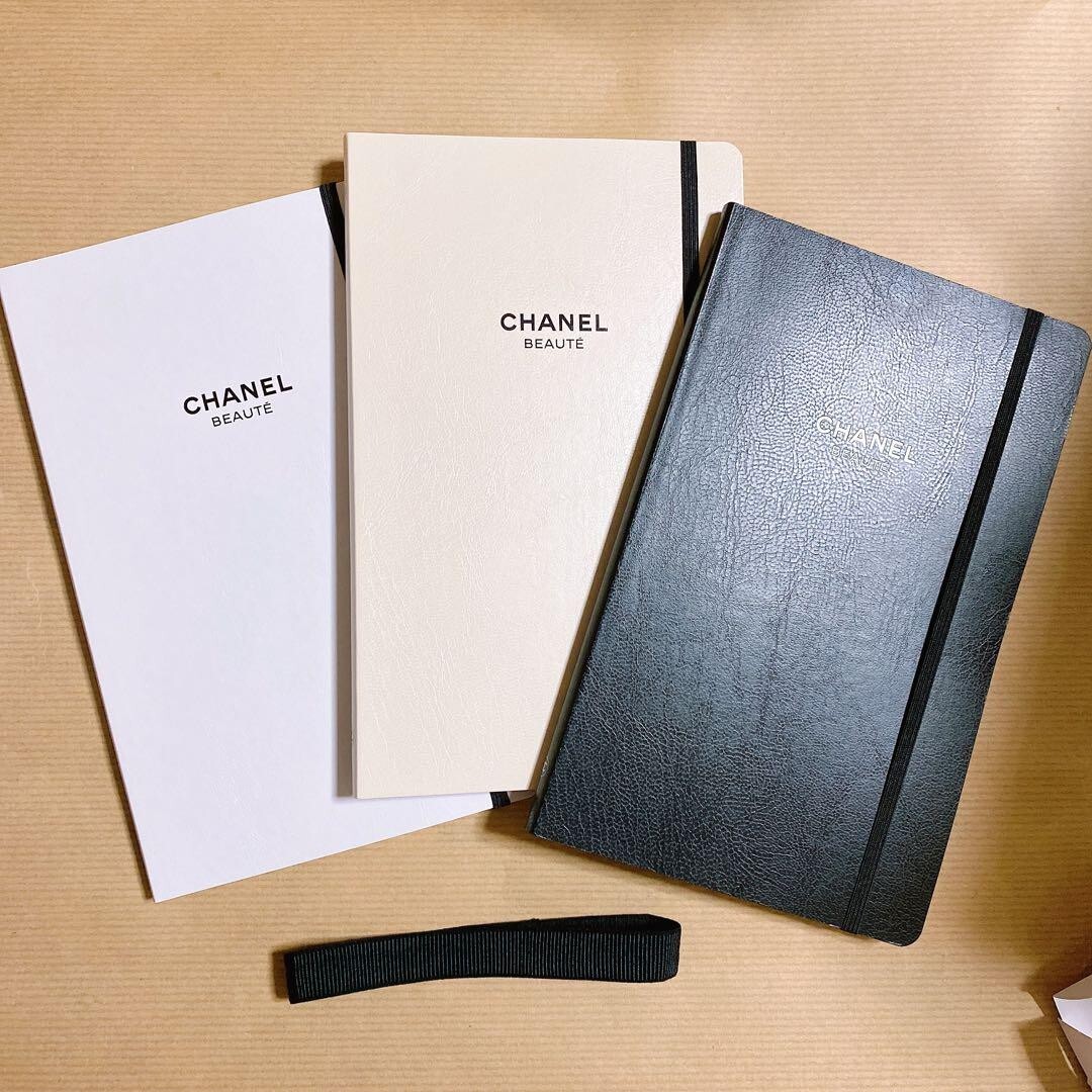 CHANEL La Collection Novelty Note Book 3 Set Black White CHANEL La Collection Novelty Note Book 3 Set Black White