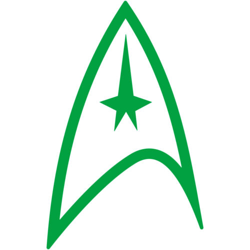 Distintivo auto decalcomania vinile decalcomania 3" comando flotta Star Trek v1 - Foto 12 di 26