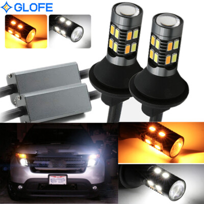 Switchback Canbus LED Turn Signal Light Bulb For Ford F-150 F-250 F350 2001-2014