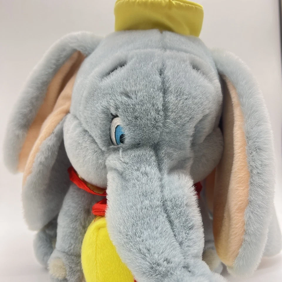 Disney Store Holiday Dumbo Plush W Gift And Squeak Hat Stuffed Animal Rare Toy - Image 3 of 4
