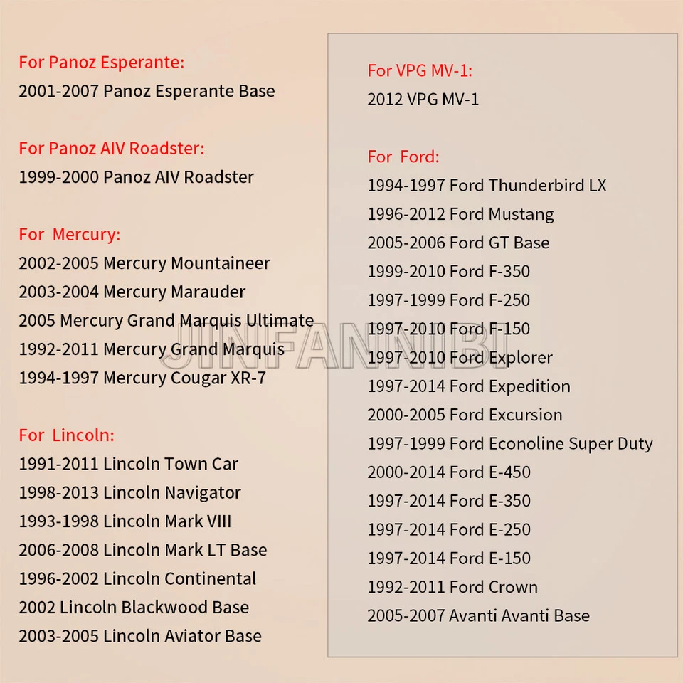 20 головных болтов для Ford Avanti Lincoln Mercury 4,6 л 5,4 л DOHC SOHC 1991-2015 - Изображение 3 из 4