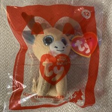 McDonald's Happy Meal Toy TY Tennie Beanie Boo GLITZY THE REINDEER 12