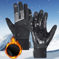Winter Gloves Touchscreen Windproof Thermal Gloves Cycling Skiing Driving Gloves
