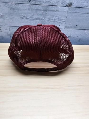 VINTAGE PENNSYLVANIA RAILROAD SNAPBACK TRUCKER HAT - MAROON - Picture 3 of 7