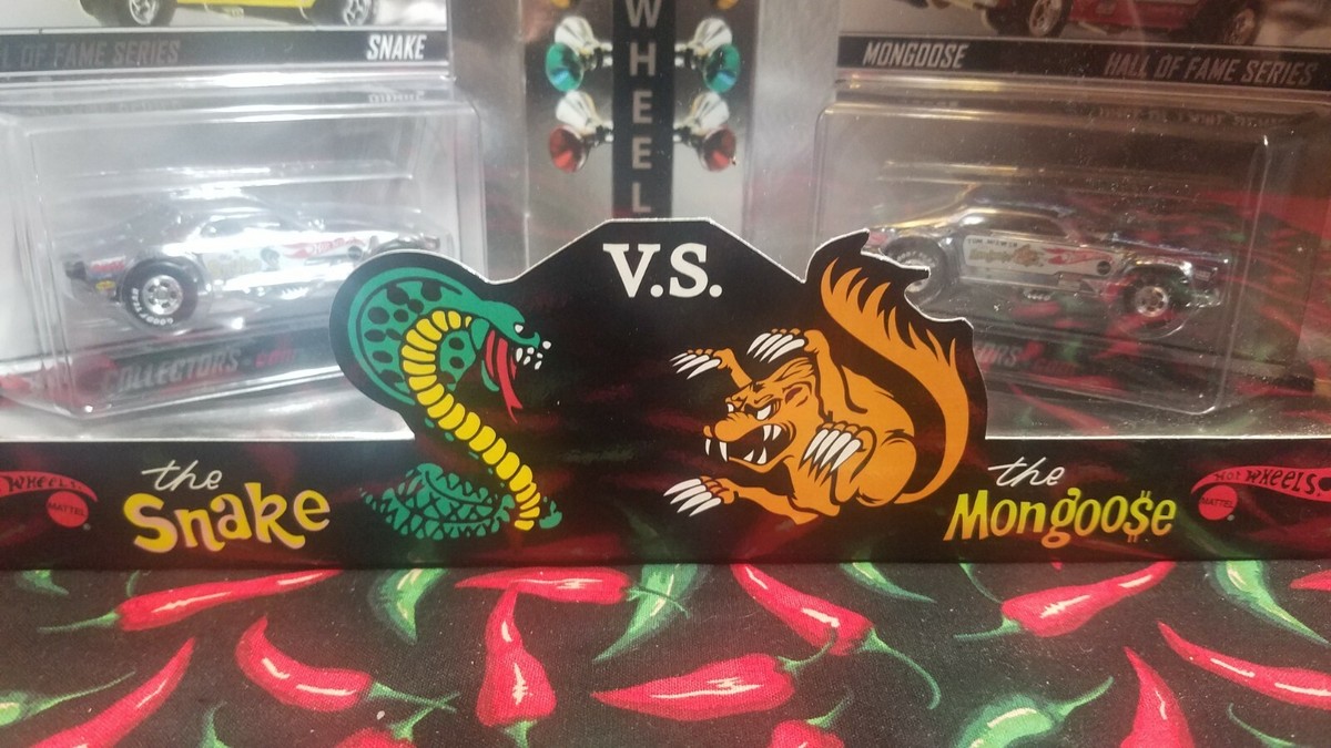 ✨Hot Wheels Hall of Fame Snake vs. The Mongoose, Don