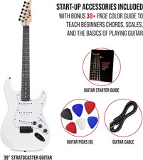 Lyxpro Cs 39” Electric Guitar Kit For Beginner, Intermediate &amp; Pro Players With
