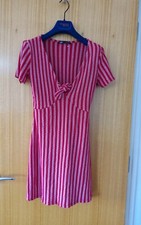 ZARA JAQUARED MINI DRESS RED ,Blogger,French, UK 10