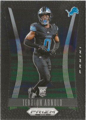 2024 Panini Prizm Terrion Arnold RC Rookie #389 Detroit Lions (C)