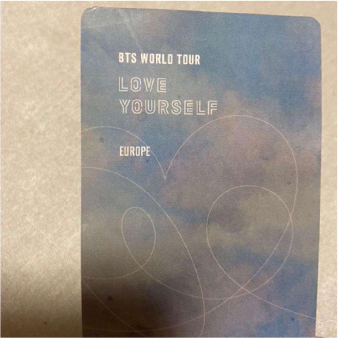 BTS Jimin Trading Card LYS Europe WORLD TOUR Love Your self BTS Jimin Trading Card LYS Europe WORLD TOUR Love Your self