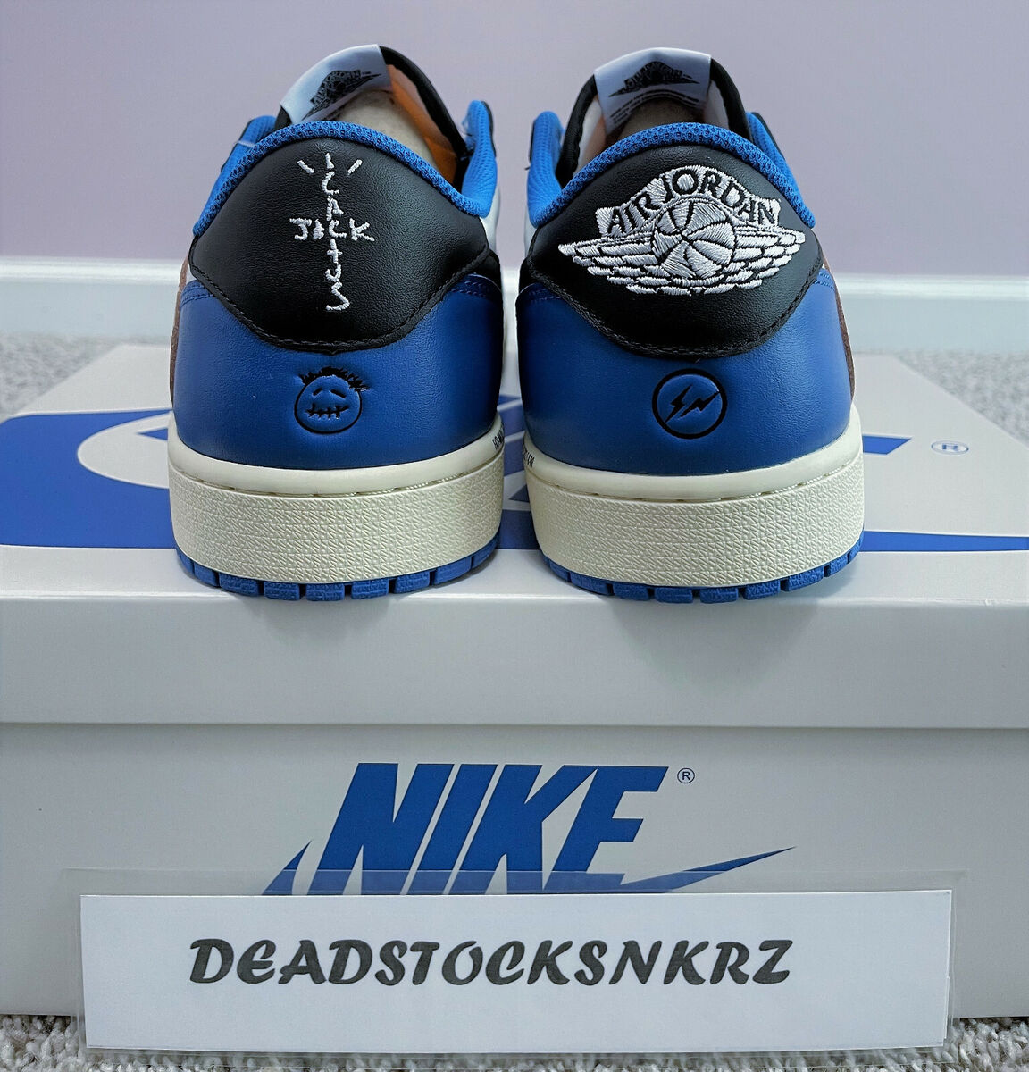 2021 Nike Air Jordan 1 Low OG SP Fragment Design X Travis 2021 Nike Air Jordan 1 Low OG SP Fragment Design X Travis