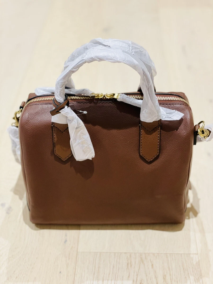 Fossil Fiona Satchel Medium Brown