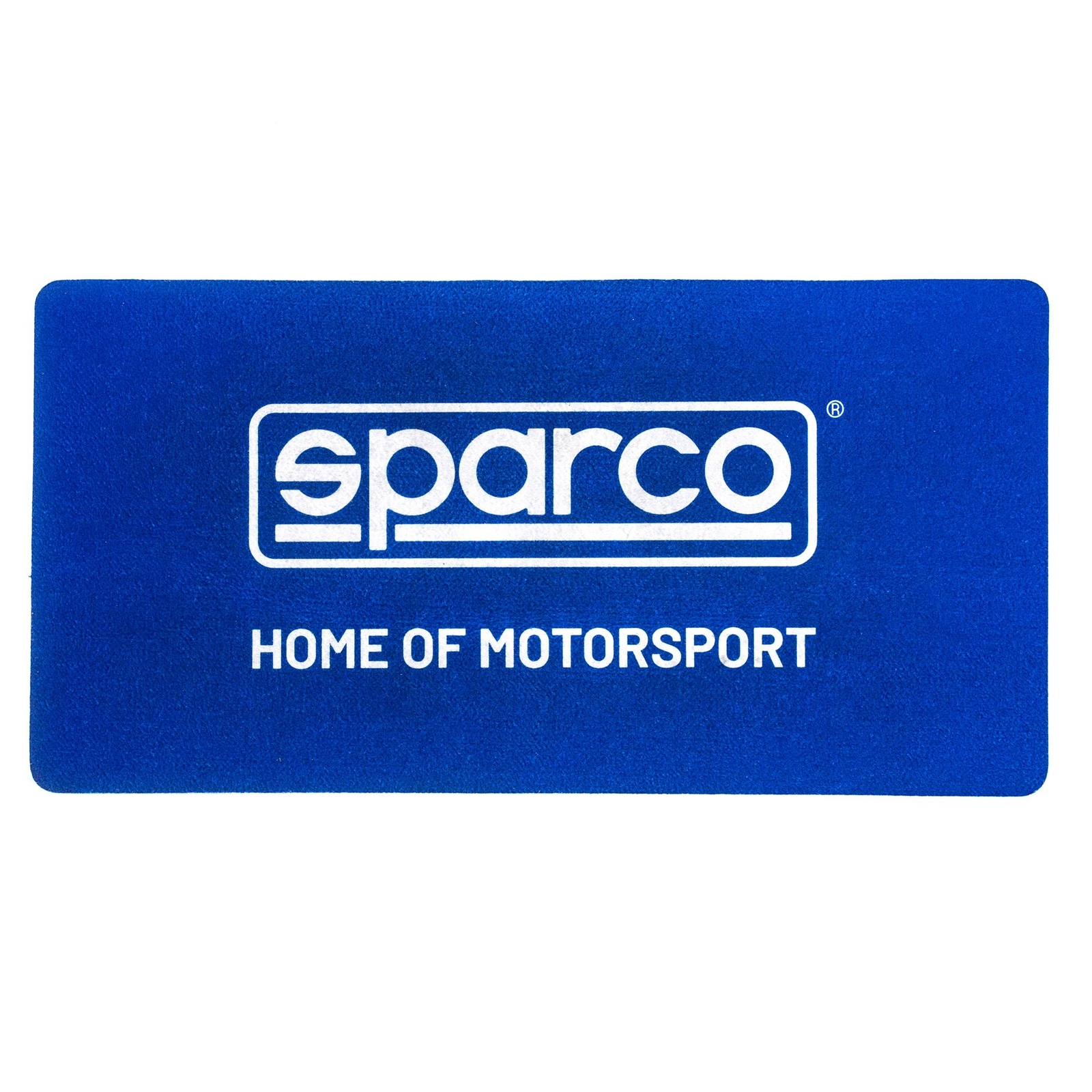 Felpudo Sparco HOGAR DEL AUTOMOVILISMO 80x40cm fosas paddock autocaravana hospitalidad