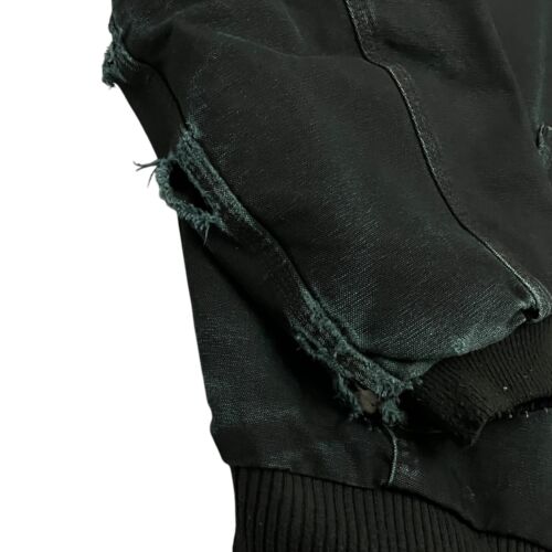 Giacca Carhartt Active vintage J140 nera foderata trapuntata uomo XL made in USA - Foto 4 di 20